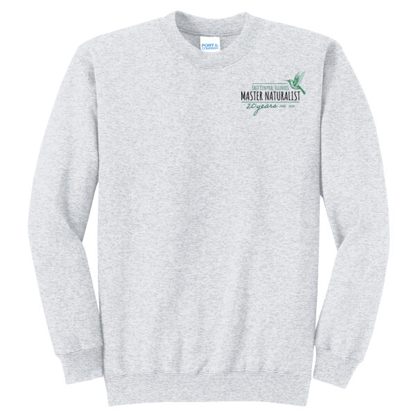 University of IL Extension East Central IL Master Naturalist (Front & Back Print) on a - Core Fleece Crewneck Sweatshirt Thumbnail