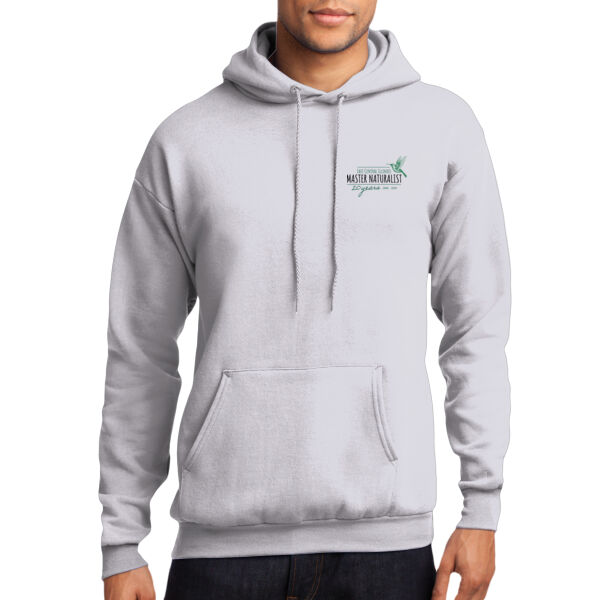 University of IL Extension East Central IL Master Naturalist (Front & Back Print) on a - Core Fleece Pullover Hooded Sweatshirt Thumbnail
